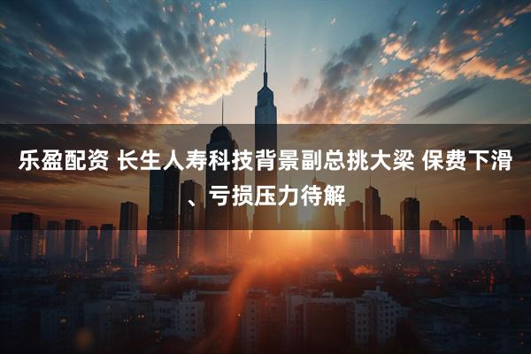 乐盈配资 长生人寿科技背景副总挑大梁 保费下滑、亏损压力待解