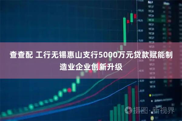 查查配 工行无锡惠山支行5000万元贷款赋能制造业企业创新升级